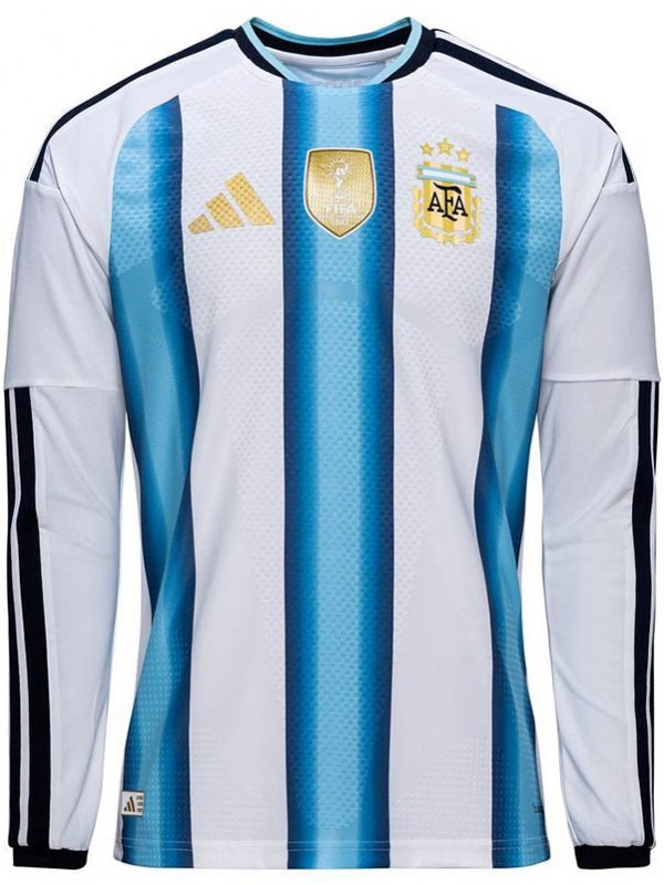 Argentina maillot domicile manches longues tenues adulte homme coupe monde 2026